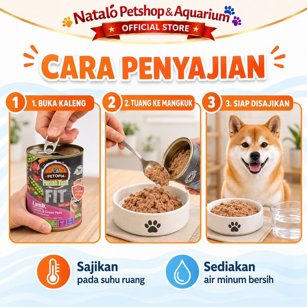 Petopia Fit per DUS isi 15 pcs x 600GR Makanan Basah Anjing Kaleng Premium Wet Dog Food Can Canned Functional Premium 600 GR Murah Grosir BOX - gambar 5