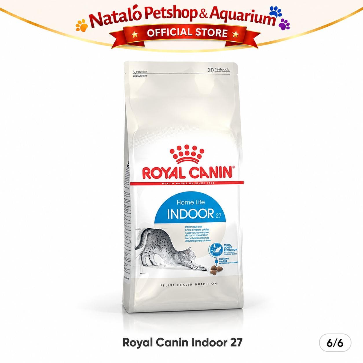 Royal Canin Home Life Indoor 27 Dry Cat Food 2KG - Makanan Kering Kucing Dewasa dalam Rumah 2 KG - gambar 6