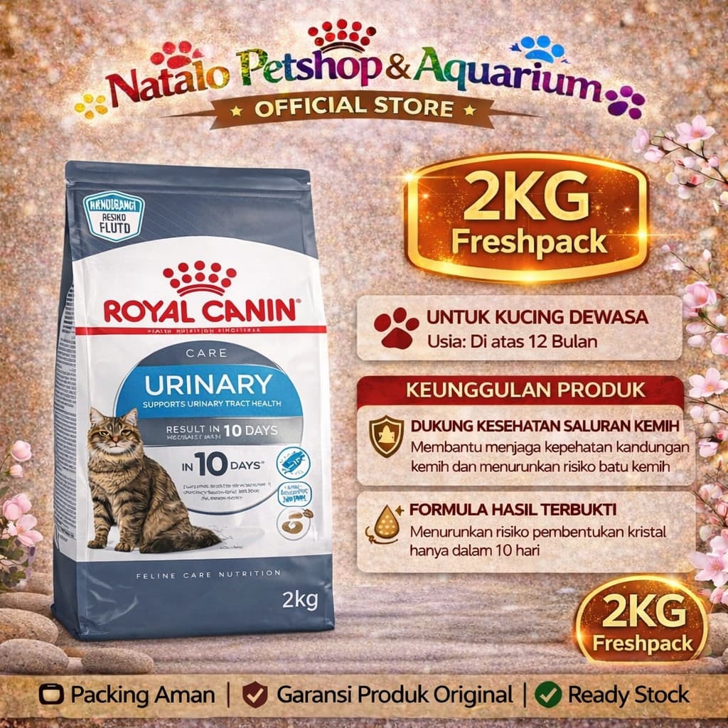 Royal Canin Urinary Care 2kg - Makanan Kucing Dewasa Pencegahan FLUTD