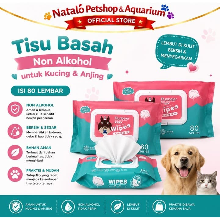 Tisu Basah Murah isi 80 Lembar - gambar 1