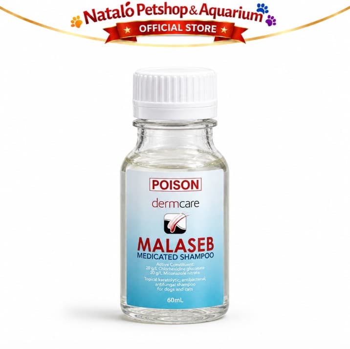 Malaseb 60ML Shampoo Anti Jamur Hewan Kucing Anjing Ampuh Premium - gambar 6
