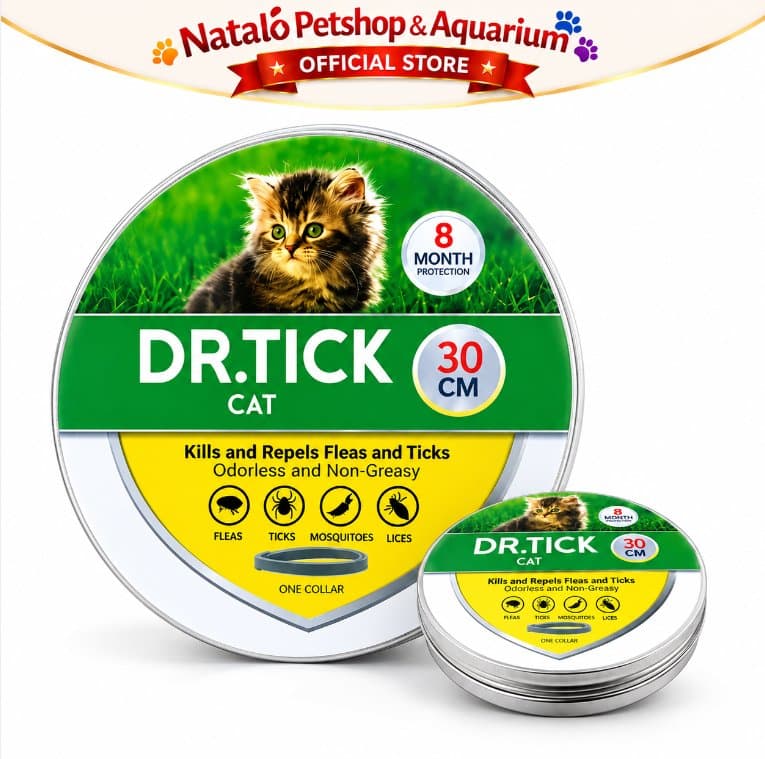 Dr Tick Cat 30cm Kalung Anti Kutu Kucing Tahan Hingga 8 Bulan Anti Flea Tick Waterproof Adjustable - gambar 6