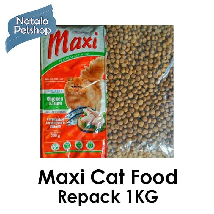 Maxi Premium Cat Food 1KG / Makanan Kucing Dewasa - gambar 1