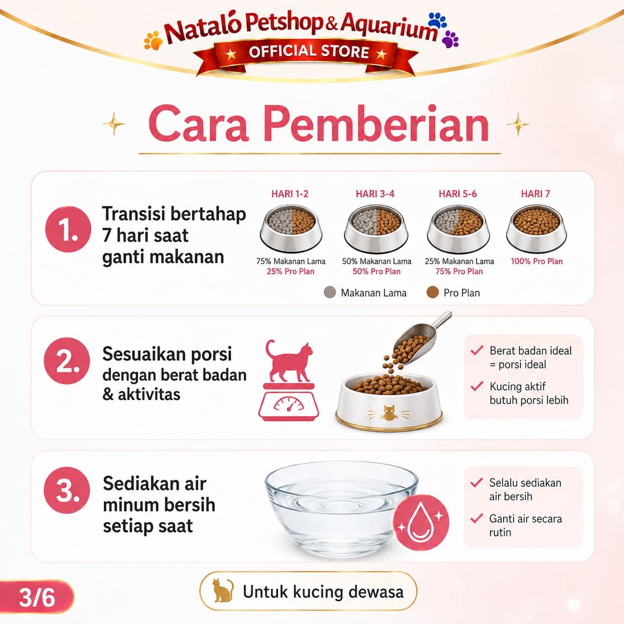 PRO PLAN Fussy & Beauty Salmon Formula Adult Cat Food 1.5 KG - Makanan Kucing Dewasa PROPLAN untuk Perawatan Kecantikan Bulu 1.5KG - gambar 3