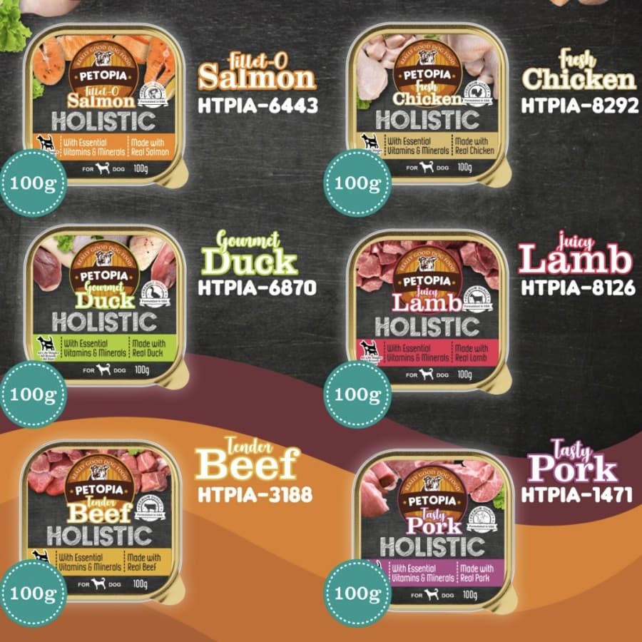 Petopia Holistic Tray 100Gr - Makanan Basah Anjing - Wet Dog Food Premium - gambar 7