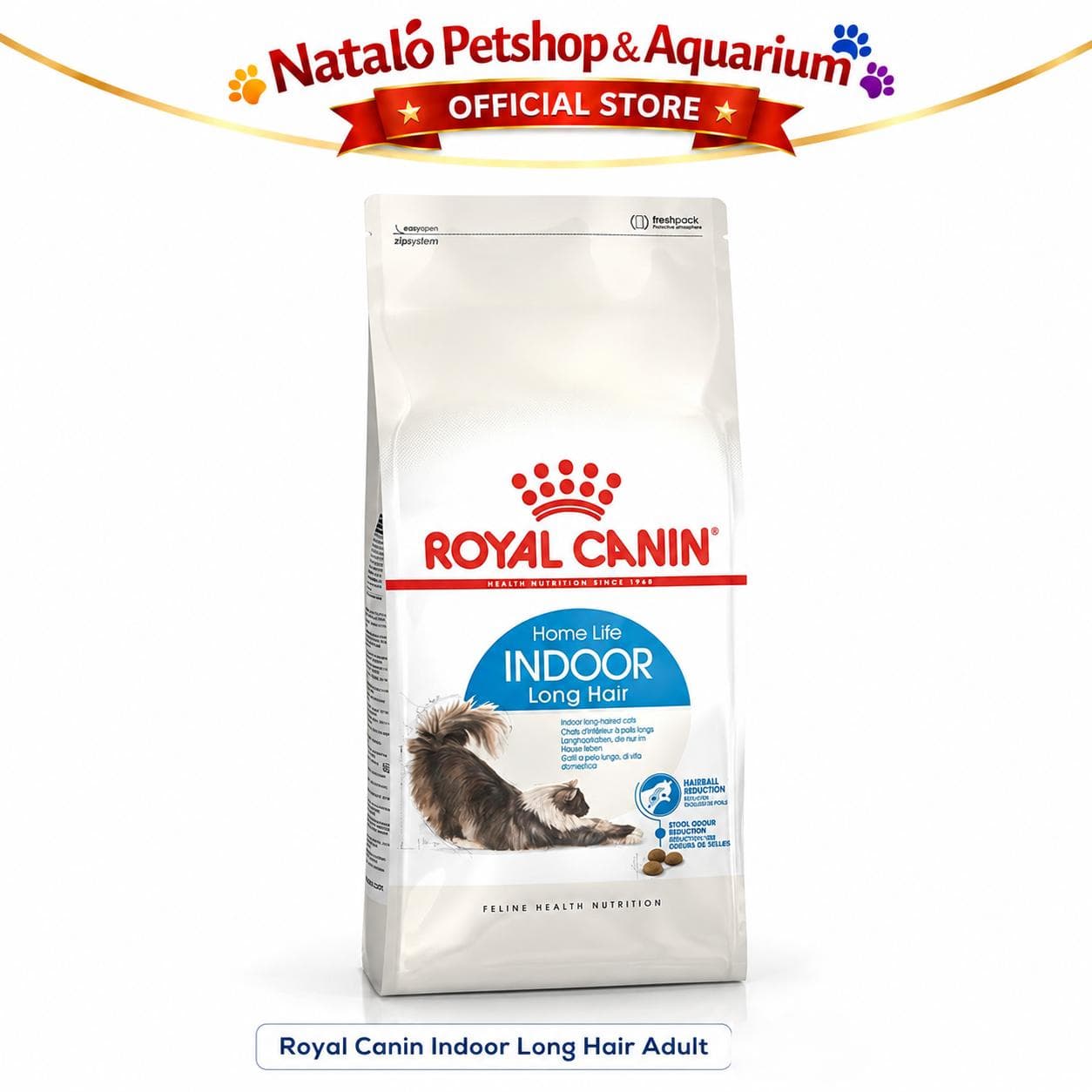 Royal Canin Home Life Indoor Long Hair 400GR Adult Cat Food Longhair - Makanan Kucing Dewasa Bulu Panjang dalam Rumah 400 GR - gambar 6
