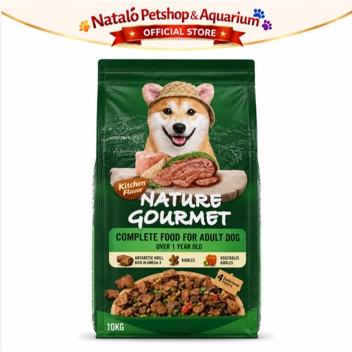 Kitchen Flavor Nature Gourmet Complete Dog Food for Small Breed Adult 10KG - Makanan Kering Anjing Dewasa Ras Kecil Mini 10 KG - gambar 7