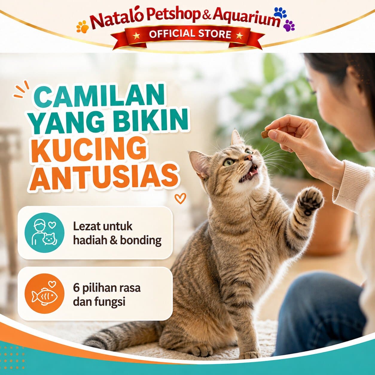Truly Cat Treats 50GR - Snack Cemilan Kucing All Life Stages Segala Usia Ras Jajan Jajanan Treat Stick Chicken Tuna Duck Anti Hairball Assorted Treats 50 GR - gambar 3