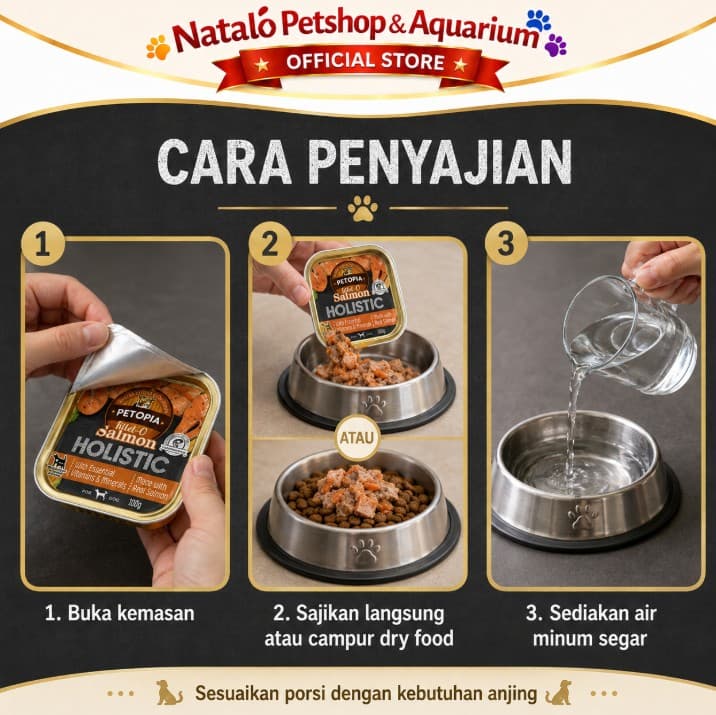Petopia Holistic Tray 100Gr per DUS isi 24 PCS - Makanan Basah Anjing - Wet Dog Food Premium - gambar 4