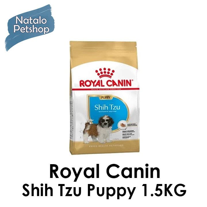Royal Canin Shih Tzu Puppy 1.5KG / Junior Dog Food/Makanan Anjing Ras/Murah/Rambut Panjang - gambar 1