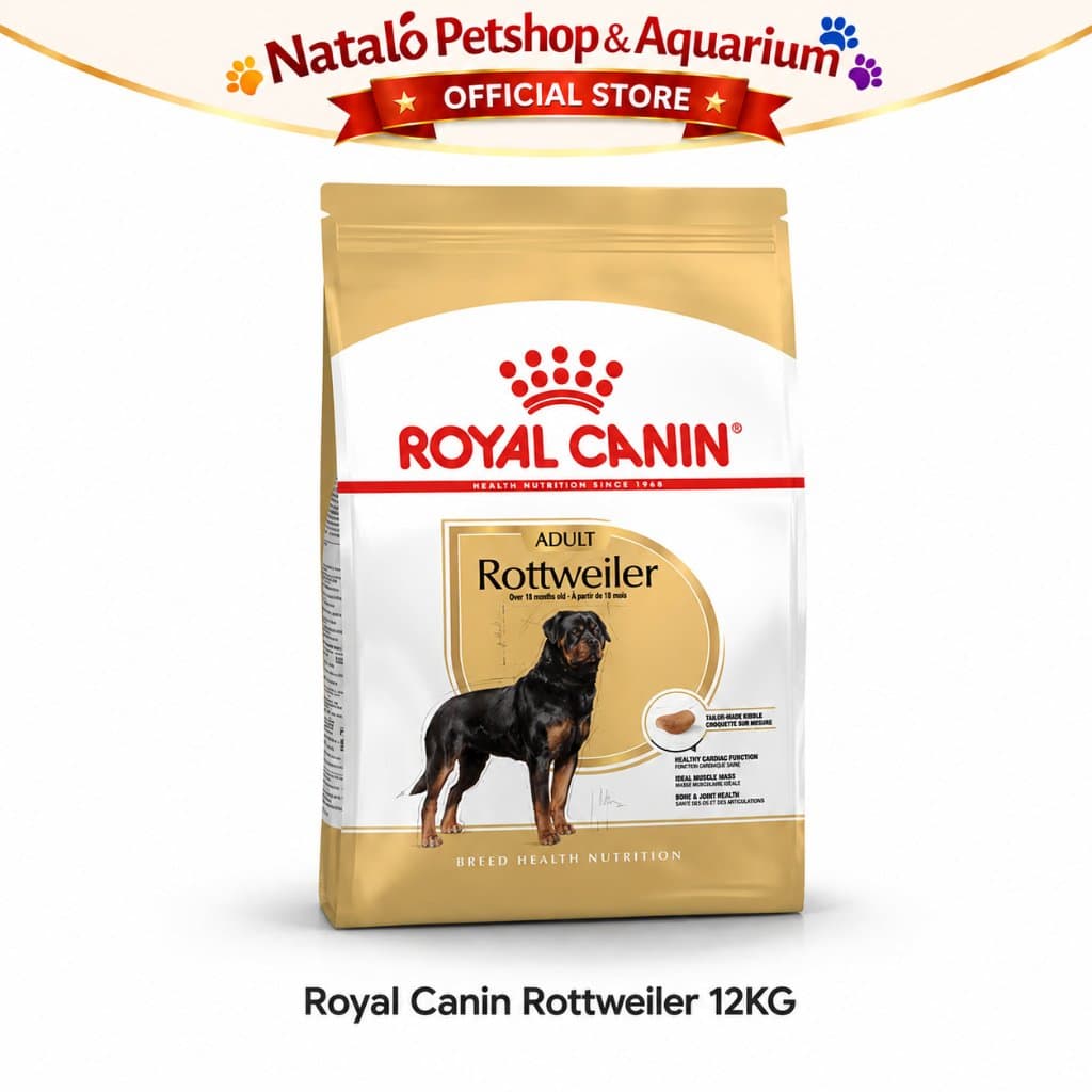 Royal Canin Rottweiler Adult 12KG - Makanan Anjing Dewasa Besar Ras Dry Large Dog Food - gambar 6