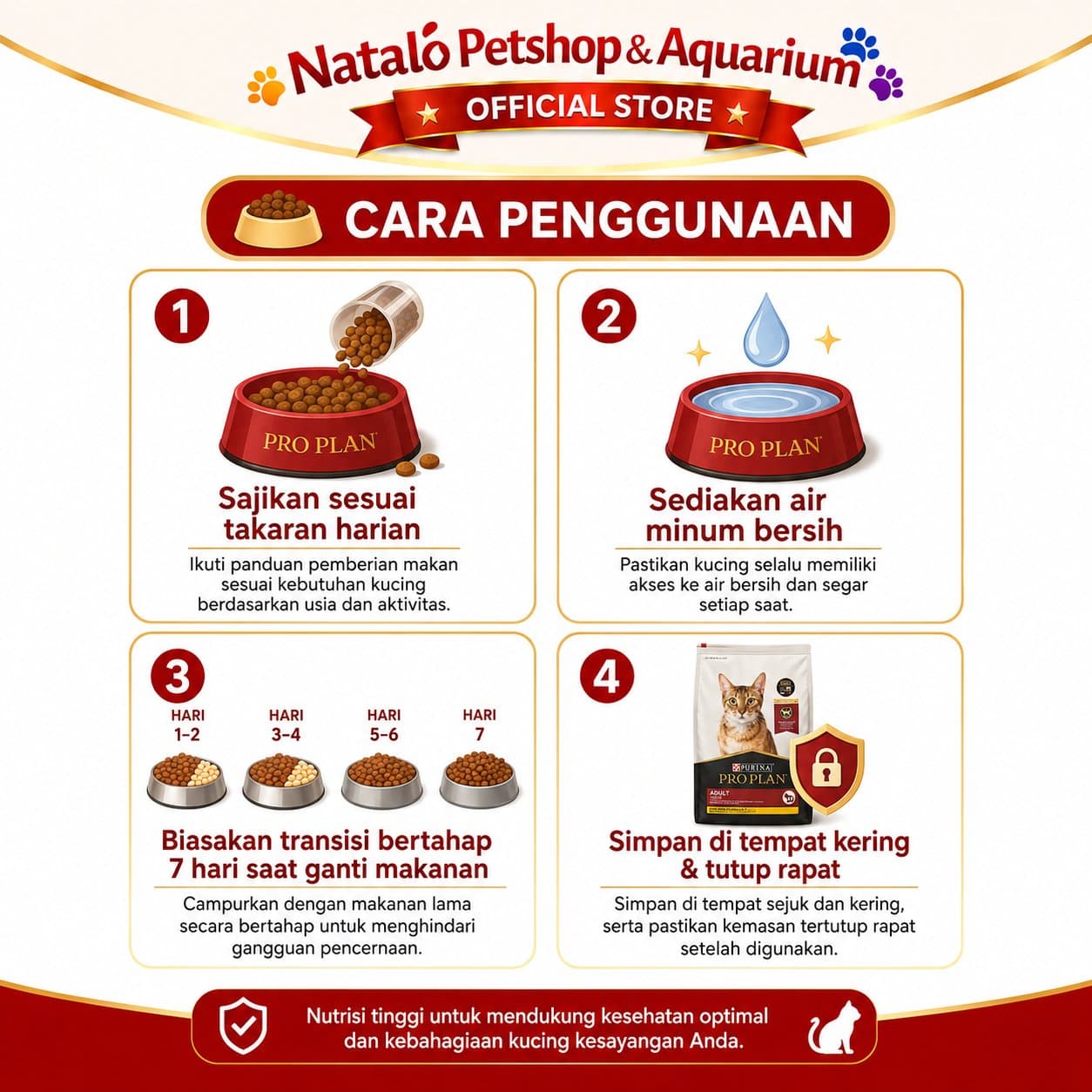 PRO PLAN Adult Cat Food Chicken Formula 7KG Freshpack - Makanan Kucing Dewasa Buat Gemuk PROPLAN 7 KG Super Premium - gambar 3