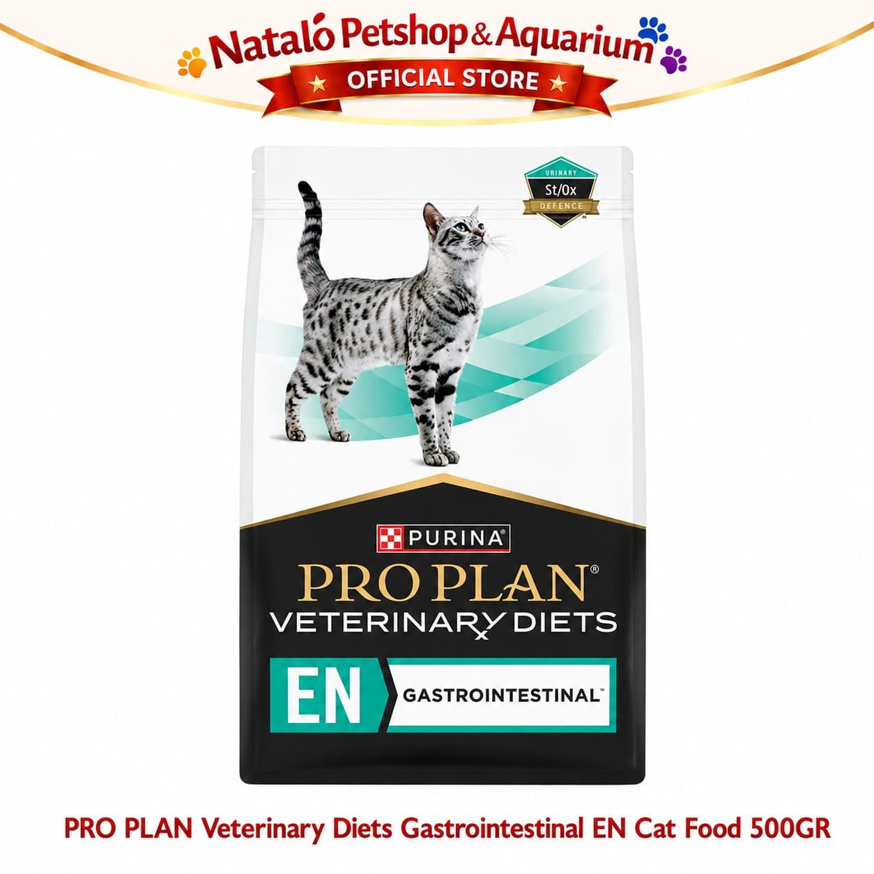 Pro Plan Gastrointestinal 500 GR - Makanan Kucing Dewasa PROPLAN untuk Pencernaan Mencret Diare Freshpack 500GR / Gastro Intestinal Cat - Veterinary Diets Dry Food - gambar 6