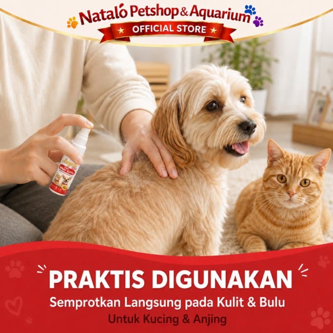 Angels Obat Kutu Hewan 30ML Spray Kucing Anjing Semprot Anti Flea & Tick Tungau Parasit - gambar 7
