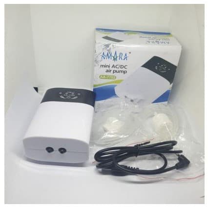 AMARA AA 7702 Air Pump - Mesin Pompa Udara Gelembung Aerasi Aerator AC DC AC/DC ACDC - gambar 1