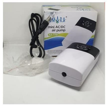 AMARA AA 7701 Air Pump - Mesin Pompa Udara Gelembung Aerasi Aerator AC DC AC/DC ACDC - gambar 1