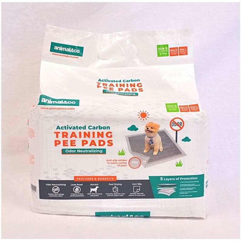 Animal&Co Underpad SMALL Pee Pad 33x45CM 50PC Alas Kucing Anjing Hewan Kelinci perlak pipis kencing melahirkan - gambar 1