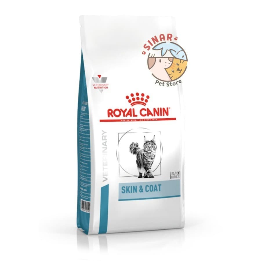 Royal Canin Veterinary Skin & Coat for Cat - Makanan Kering Kucing Dewasa untuk Kulit & Bulu 400GR - gambar 1