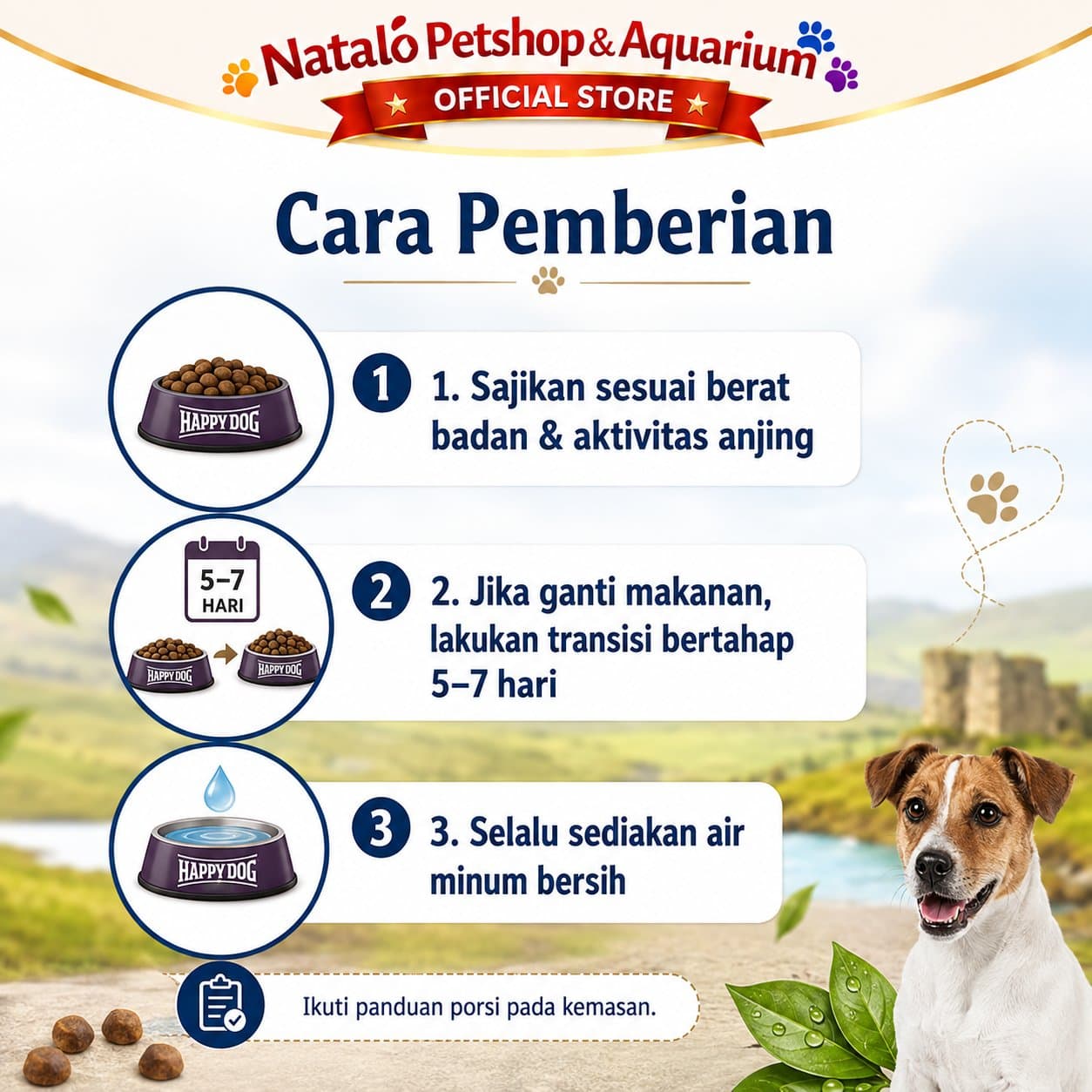 Happy Dog Sensible Mini Ireland Salmon & Rabbit 10KG Small Breed Adult Dog Food - Makanan Anjing Dewasa Ras Mini Irland Super Premium 10 KG - gambar 3