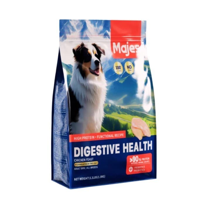 MAJES High Protein Digestive Health Chicken Feast Adult Dog Food - Makanan Anjing Dewasa - gambar 1