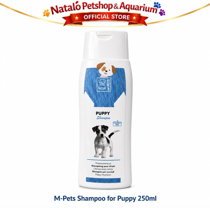M-Pets Shampoo Dog for PUPPY 250ML - Sampo Anak Anjing / Lembut Bulu Wangi tanpa Pengawet Clean - gambar 6