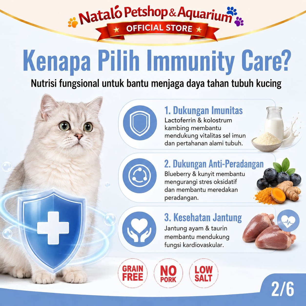 Kitchen Flavor Special Care Immunity Care 1.5KG All Life Stages - Makanan Kucing untuk Daya Tahan Tubuh - gambar 2