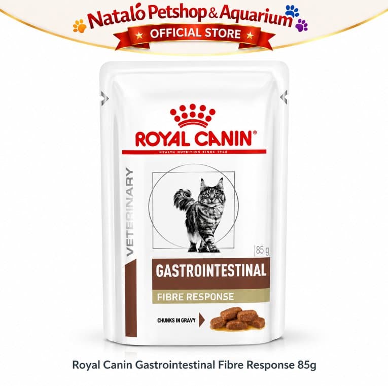 Royal Canin Gastrointestinal Fibre Response 85gr Wet Cat Food Veterinary Makanan Kucing Konstipasi Chunks in Gravy - gambar 6