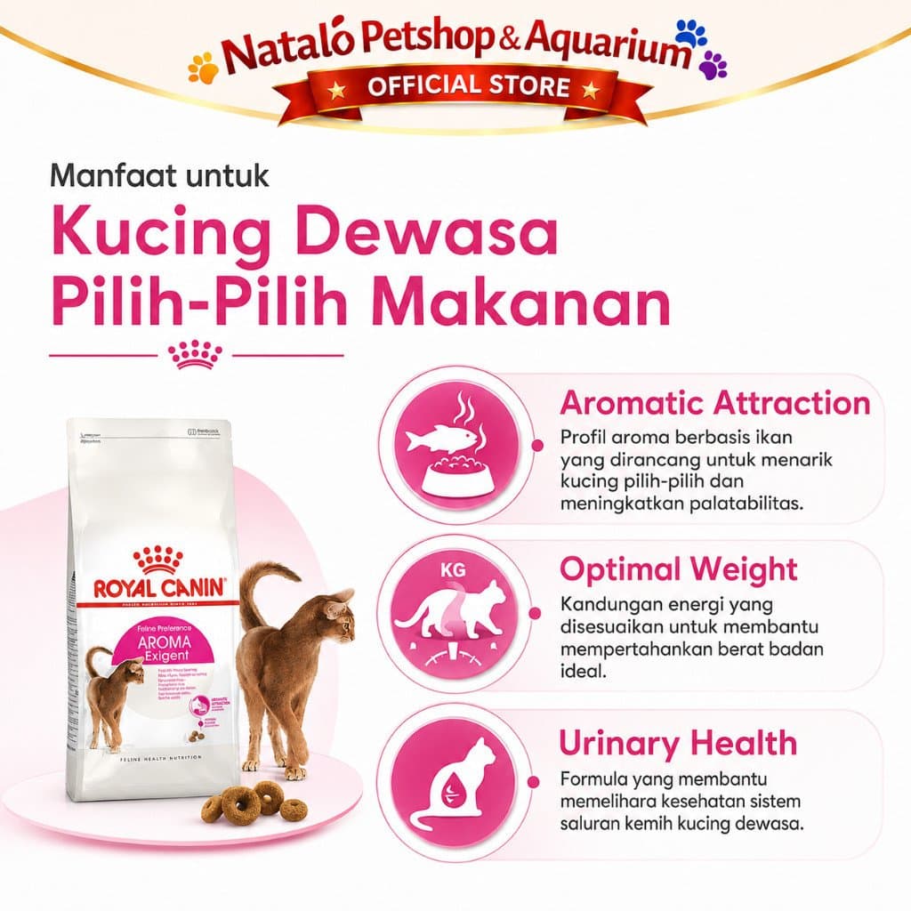 Royal Canin Aroma Exigent 2KG - Makanan Kucing Dewasa Aromatic untuk Pemilih / Picky Eater 2 KG - gambar 4
