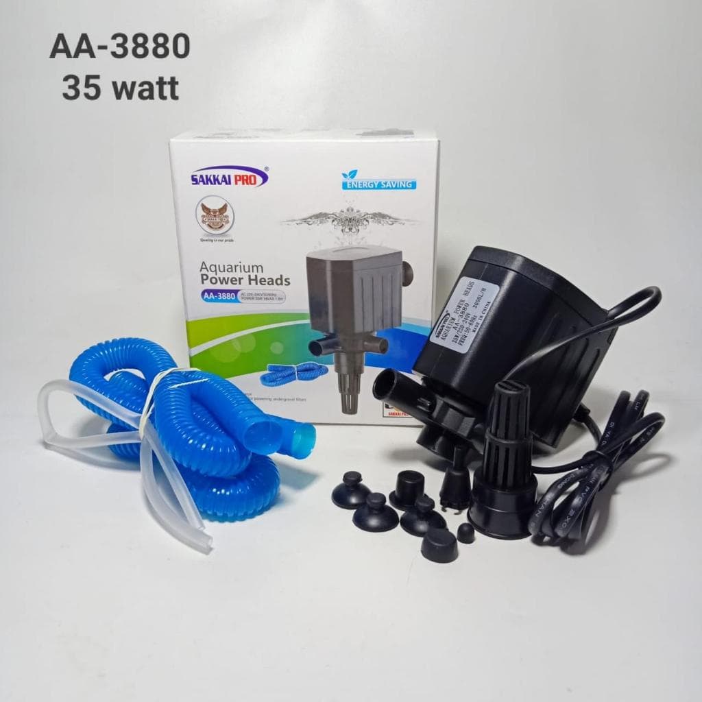 Sakkai Pro AA-3880 AA 3880 Aquarium Power Heads - Mesin Pompa Aquarium Kolam no AMARA - gambar 1