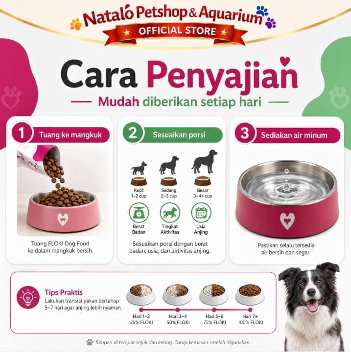 Floki Dog Food 15KG Adult Beef - Lamb and Rice Dry Premium Makanan Kering Anjing Dewasa - gambar 3