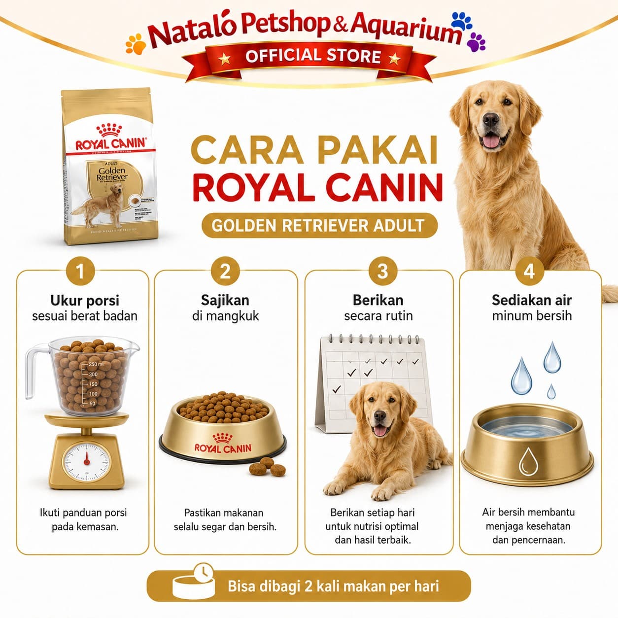 Royal Canin Golden Retriever Adult 12KG - Makanan Anjing Ras Besar 12 KG - gambar 3