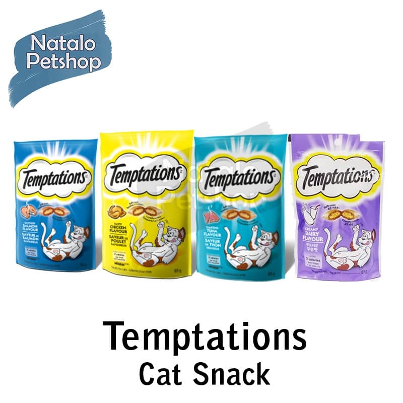 Temptations Snack Kucing 75Gr - Cemilan Jajanan Kucing Semua Umur