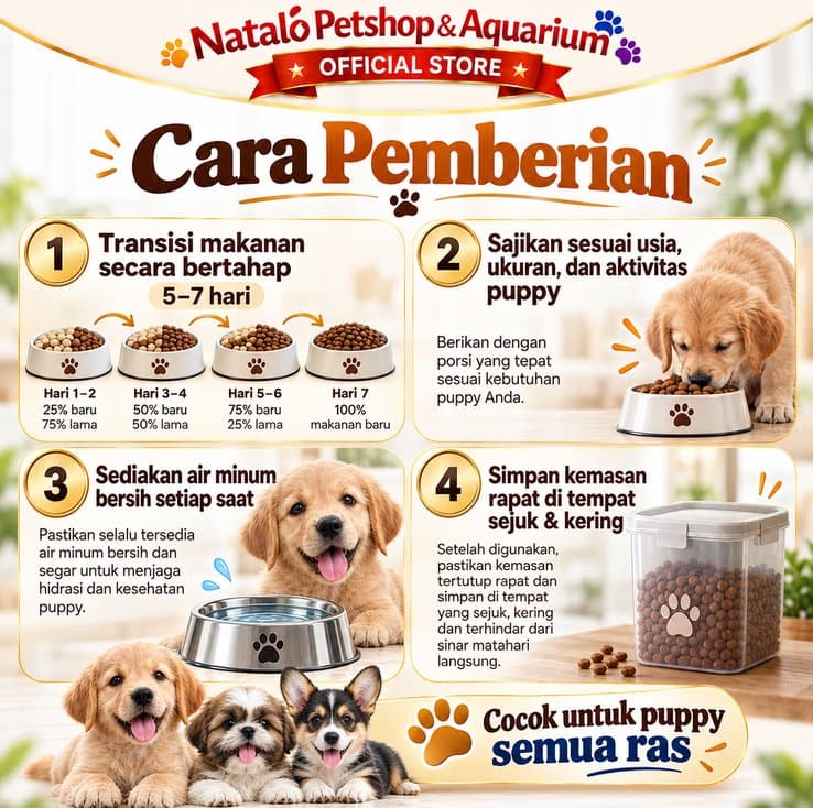 Petopia Dry Puppy Beef & Lamb 20KG with Goat Milk Makanan Anjing Kering Puppy Dog Food - gambar 3