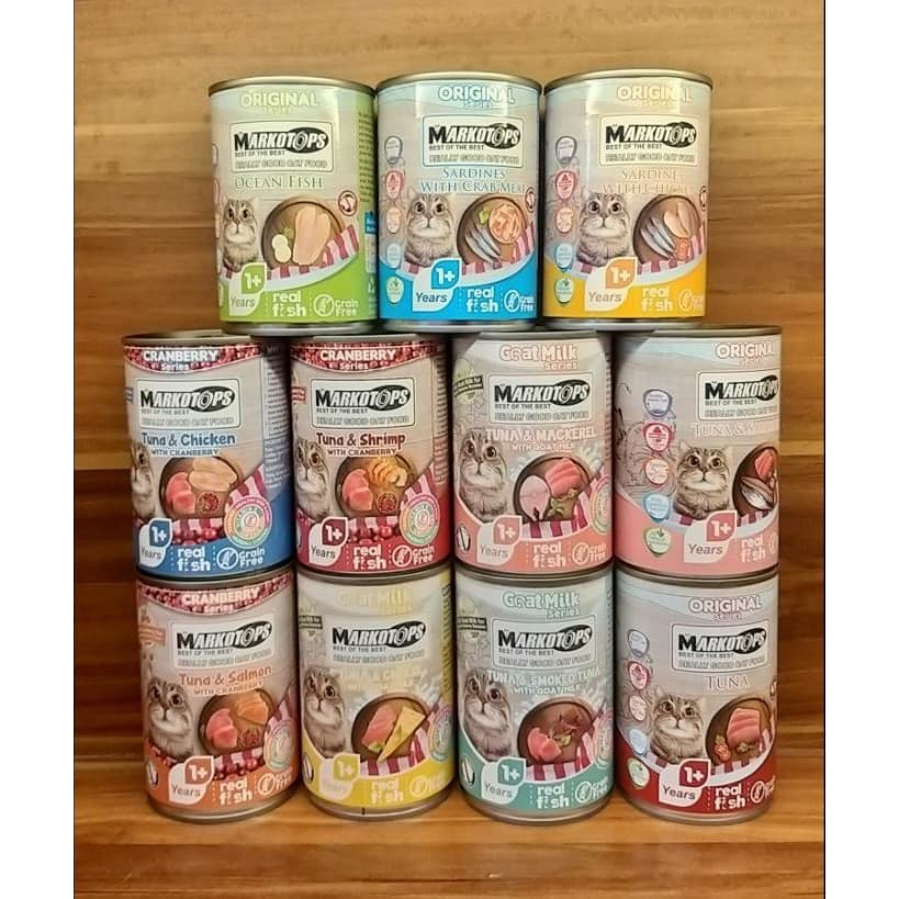 Markotops 400Gr Cat Food All Stages / Segala Umur / Makanan Kaleng Basah Kucing - gambar 9