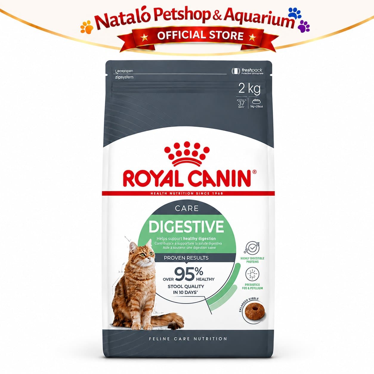Royal Canin Digestive Care Dry Cat Food 2KG - Makanan Kucing Dewasa untuk Pencernaan 2 KG - gambar 6