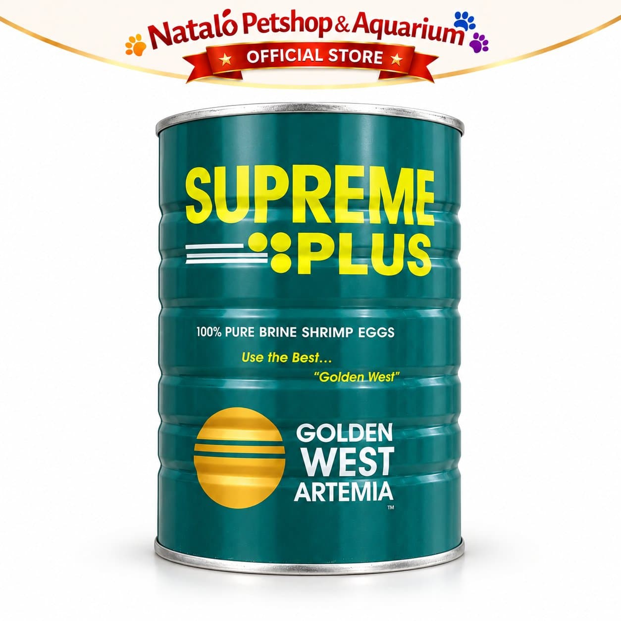 Artemia Supreme Plus 425Gr / Golden West - Makanan Pakan Udang Air Asin Berkualitas Tinggi yang Kaya Protein (63%-65%) dan sangat Ideal untuk Burayak / Larva Ikan Hias 425 GRAM - gambar 6