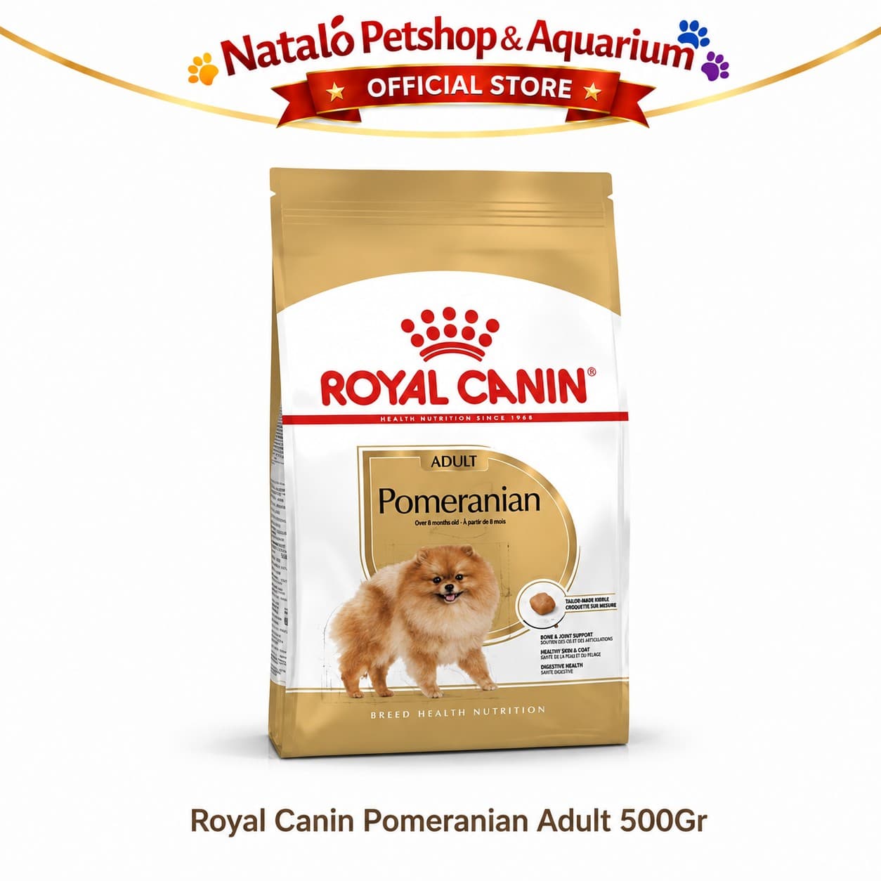 Royal Canin Pomeranian Adult 500GR Dry Dog Food - Makanan Anjing Dewasa Ras Pom 500 GR - gambar 6