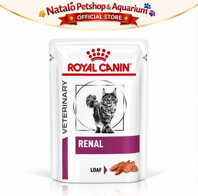 Royal Canin Renal Loaf 85gr Wet Cat Food Makanan Basah Kucing Dewasa Kidney Care Veterinary Diet - gambar 6