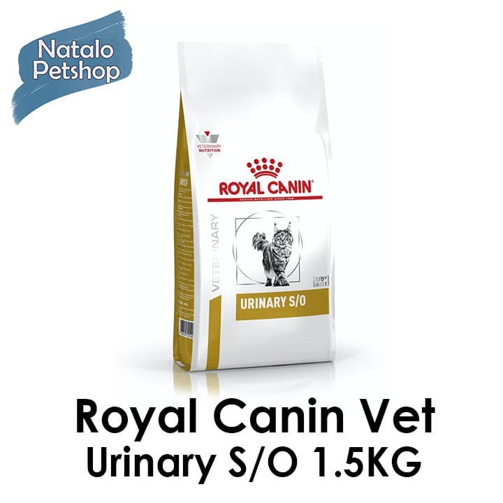 Royal Canin Vet Urinary S/O 1.5KG Cat Food/Feline/Veterinary SO/Makanan Kucing Kesehatan - gambar 1