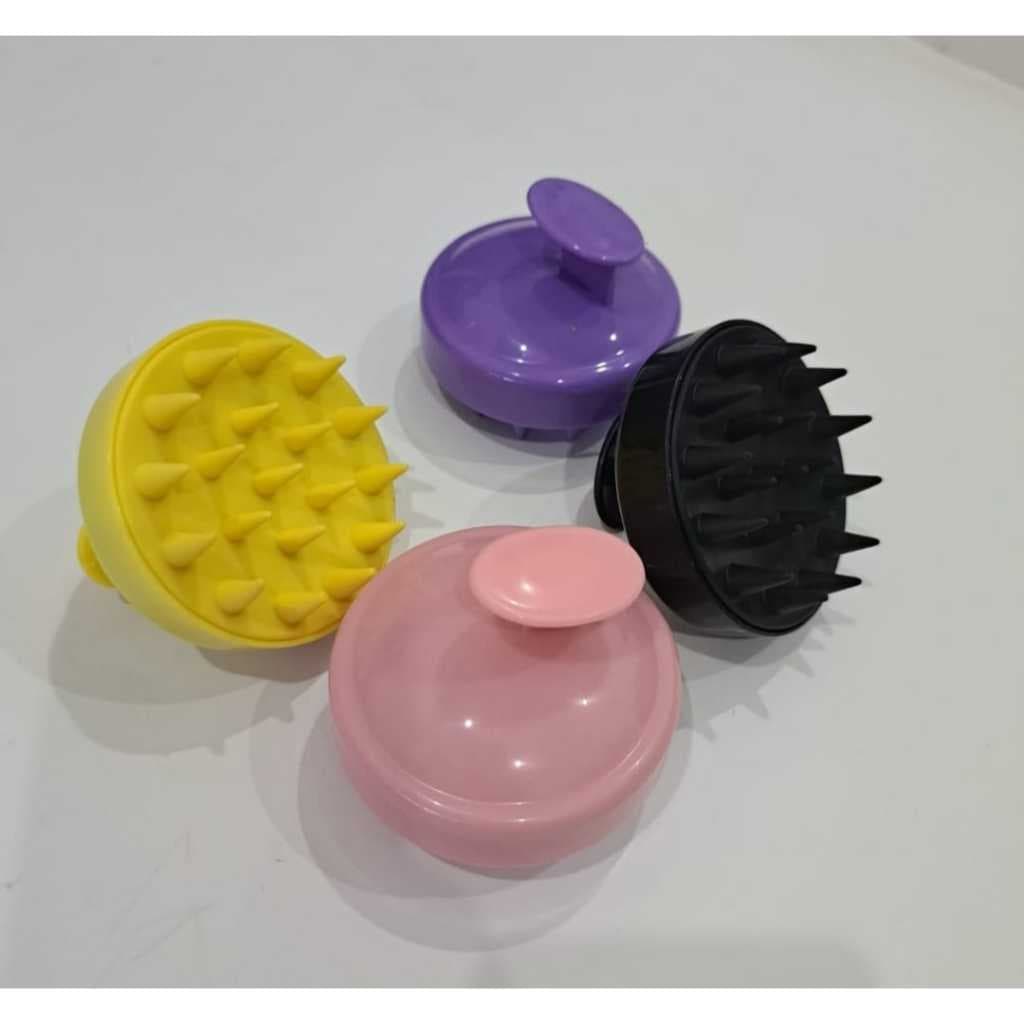 Sikat Mandi Silicone Silikon - Grooming Hewan Kucing Anjing Pet Brush Lembut - gambar 1