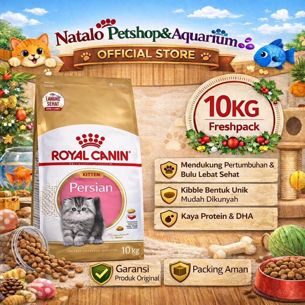 Royal Canin Kitten Persian 10KG - Makanan Anak Kucing Ras Persia Bulu Panjang Super Premium 10 KG - gambar 1