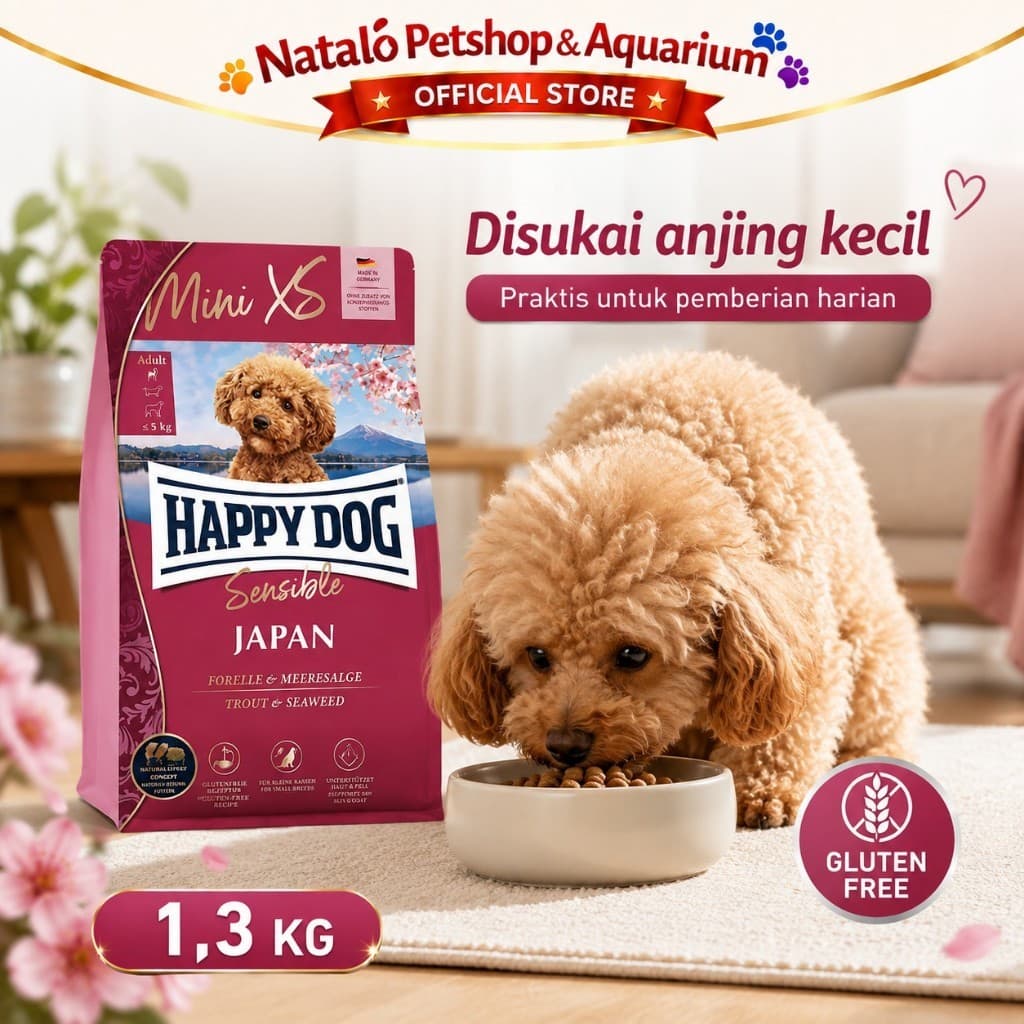 Happy Dog Supreme Mini XS Sensible Japan 1.3 KG -  Makanan Anjing Dewasa Ras Kecil Freshpack 1.3KG - gambar 5