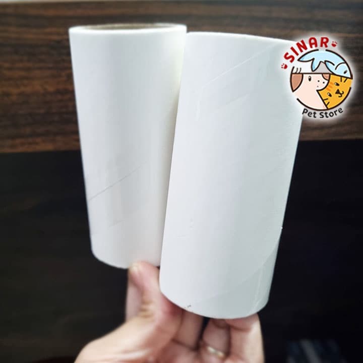 REFILL Lint Roller 1 stick isi 60 lembar / ply  / Hair Stick / Pembersih Bulu Hewan Kucing Anjing Fur Rambut pada Sofa Baju - gambar 7