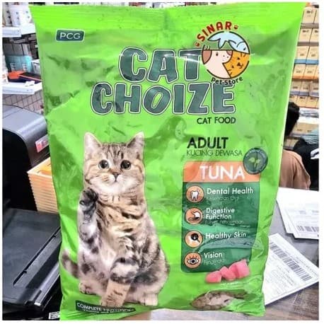 Cat Choize Adult Tuna Cat Food 800GR / Makanan Kucing Halal /No Pork / Tanpa Babi Tuna / 800GRAM - gambar 1