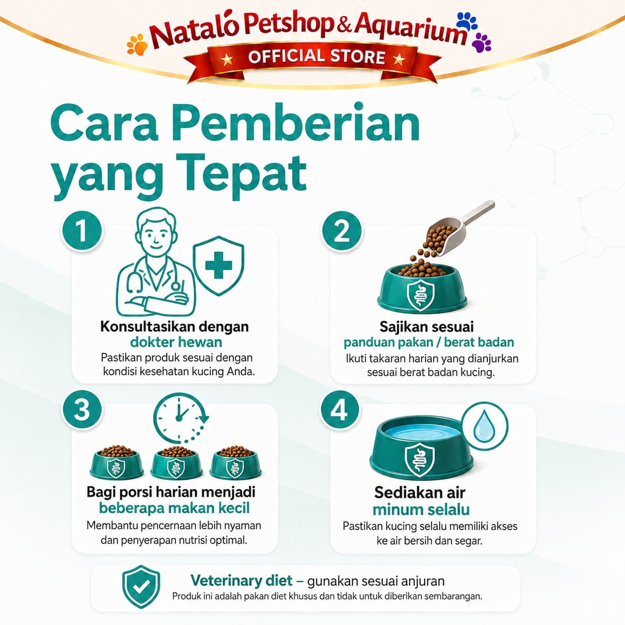 Pro Plan Gastrointestinal 2 KG - Makanan Kucing Dewasa PROPLAN untuk Pencernaan Mencret Diare Freshpack 2KG / Gastro Intestinal Cat - Veterinary Diets Dry Food - gambar 3