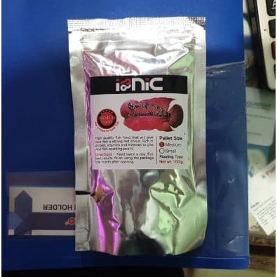 Makanan Ikan Hias Louhan/Lohan 100gr IONIC Pelet Ukuran MEDIUM - gambar 1