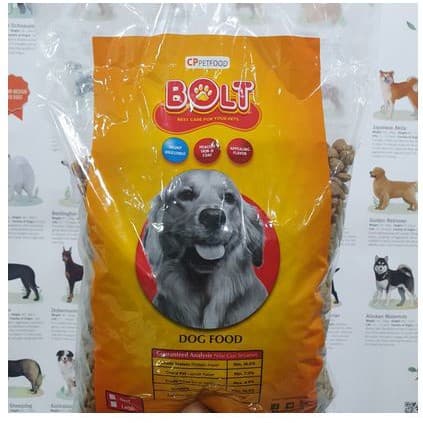 Bolt Dog Beef Lamb - Makanan Anjing Dewasa Murah Dry Dog Food Pelet 1KG - gambar 1
