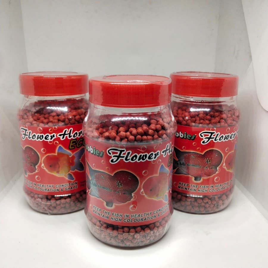 Flower Horn 100Gr - Makanan Ikan Hias Lohan Louhan dan Koki - gambar 1