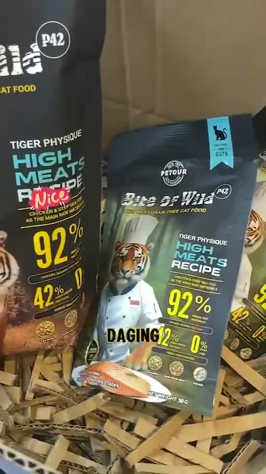 Bite of Wild Grain Free K42 Soft Kitten Kibbles High Digest / F42 6 Fishes Recipe / P42 High Meat Recipe All Life Stages Dry Cat Food 1KG - Makanan Kucing Semua Tahap Usia / Umur 1 KG Tinggi Protein - video produk