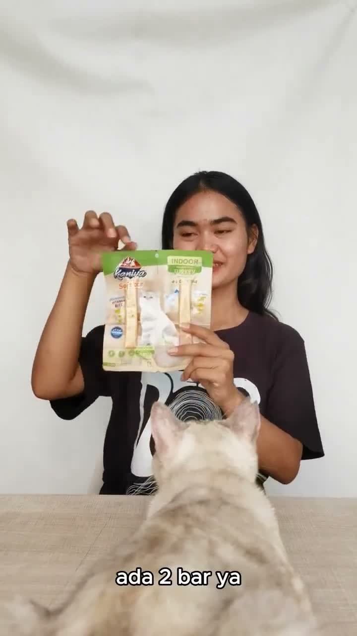 Kaniva Soft Bar 15gr x 2 Snack Kucing Premium Cat Treat Tuna Lobster Chicken Turkey Immunity Indoor Vitamin Protein - video produk